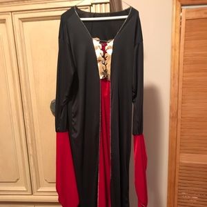 Gothic Vampires Costume with collar.